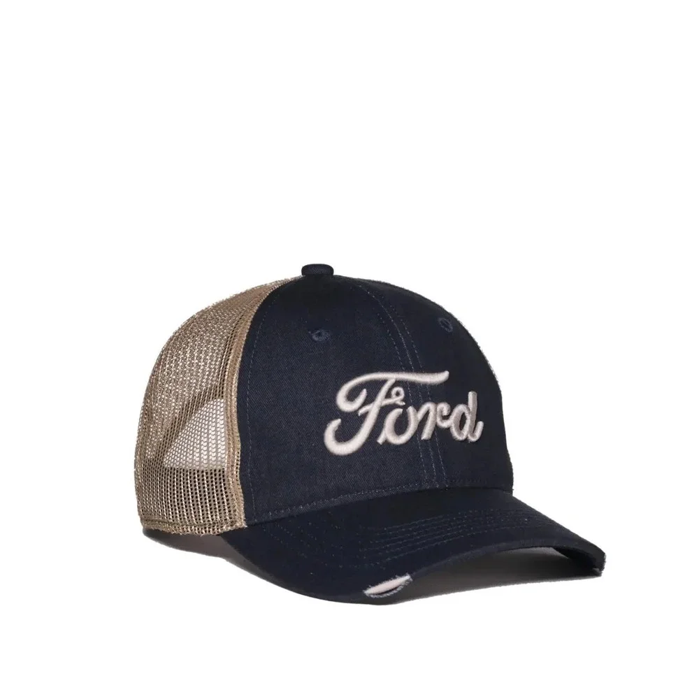 Outdoor Cap Standard Ford Auto‎ Car Frd16a Navy Natural Oatmeal One Size Fits